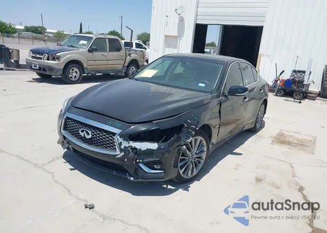 2019 Infiniti Q50 3.0T Luxe from USA, damaged, VIN JN1EV7APXKM510785